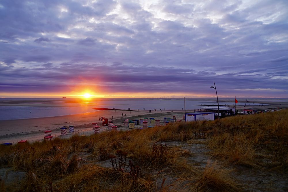 Sonnenuntergang am Strand