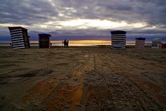 Sonnenuntergang am Strand 