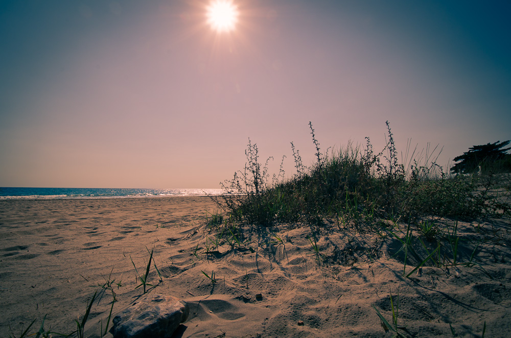 Sonnenuntergang am Strand