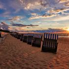 Sonnenuntergang am Strand 