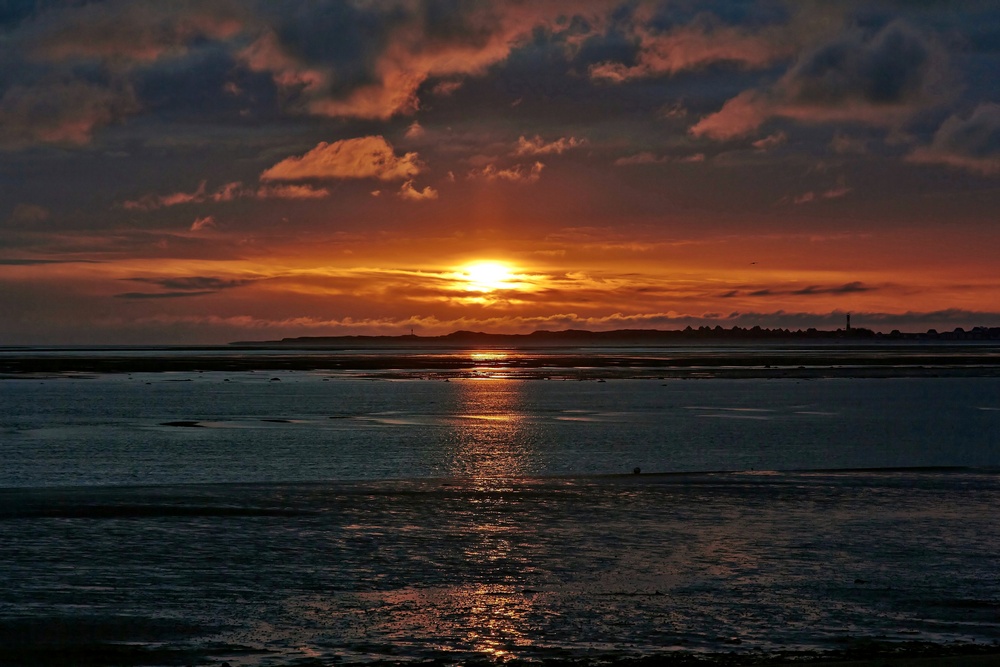 Sonnenuntergang am Strand