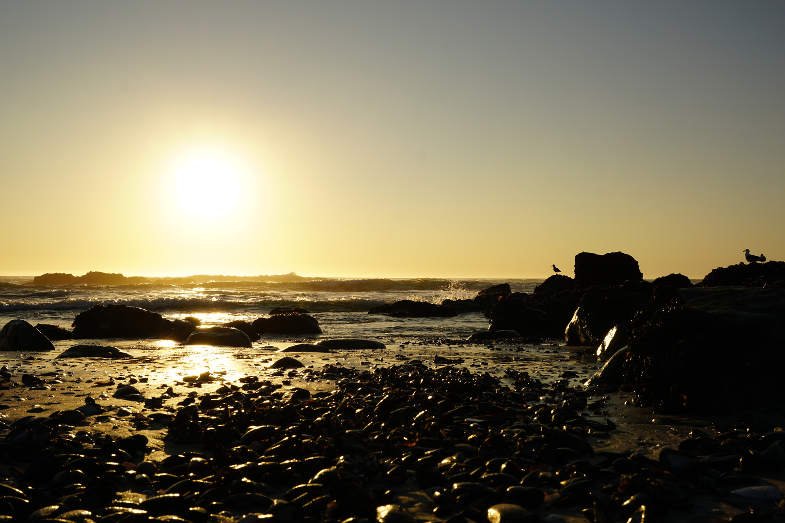 Sonnenuntergang am Strand