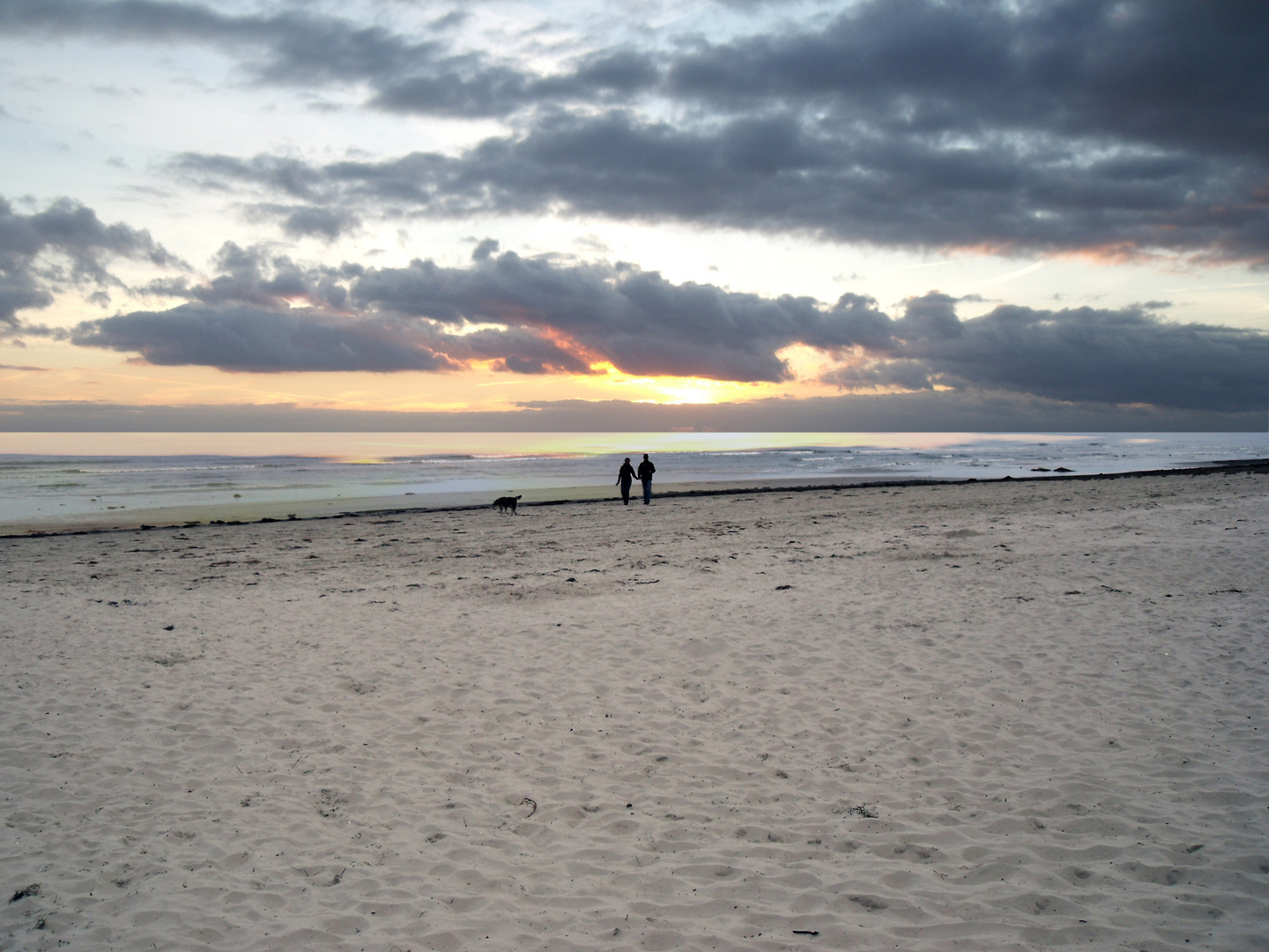 Sonnenuntergang am Strand