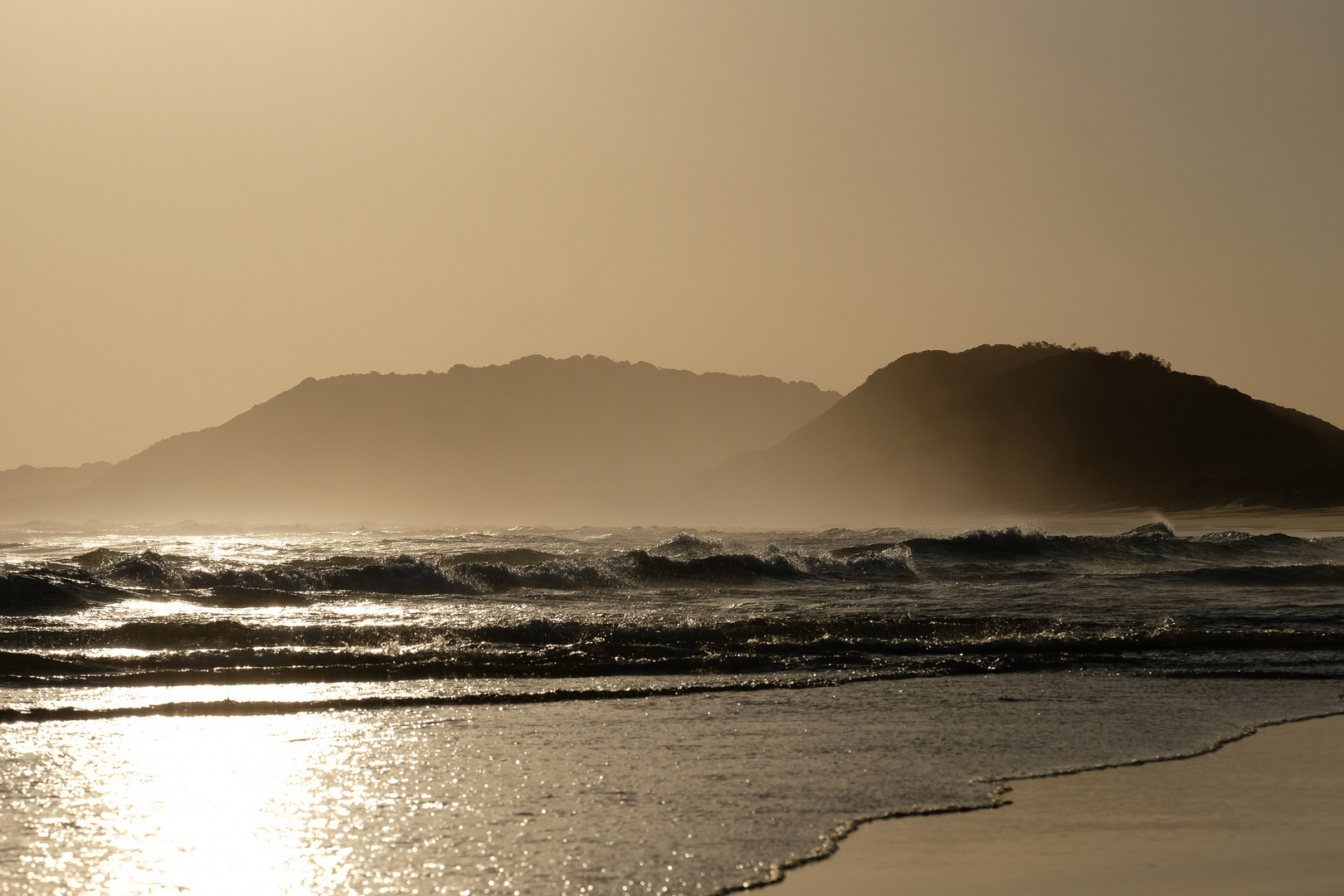 Sonnenuntergang am Strand