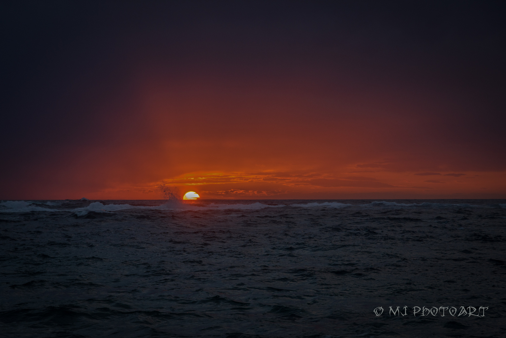 Sonnenuntergang am Strand