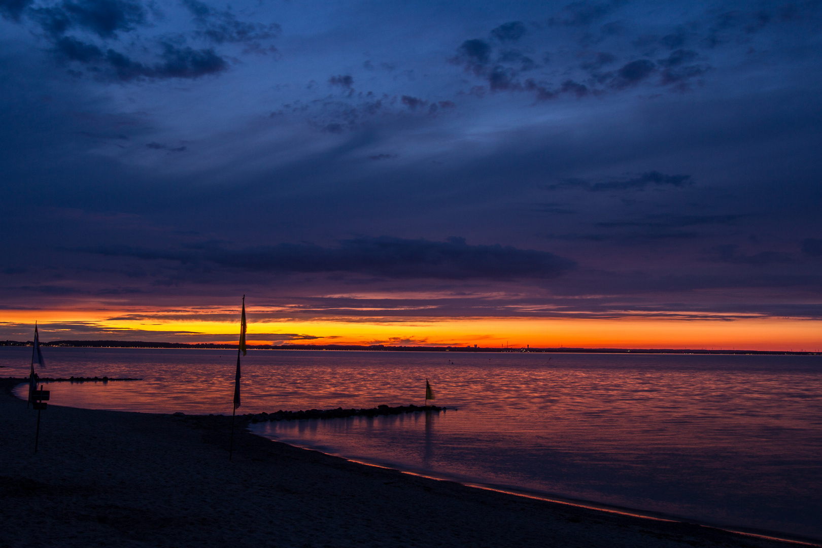 Sonnenuntergang am Strand