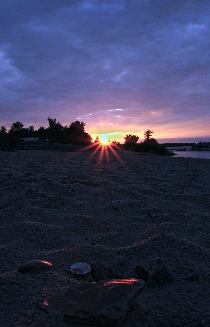 Sonnenuntergang am Strand