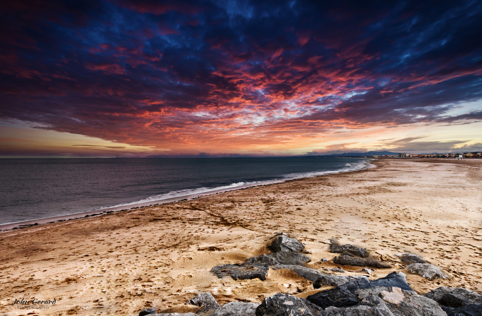 Sonnenuntergang am Strand