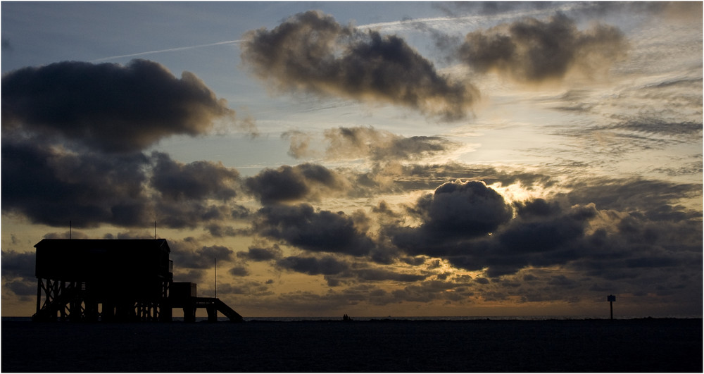 Sonnenuntergang am Strand