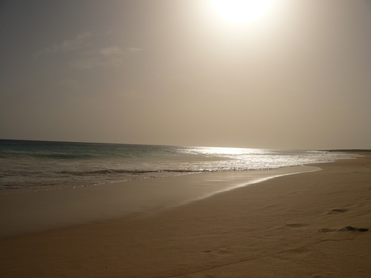 Sonnenuntergang am Strand