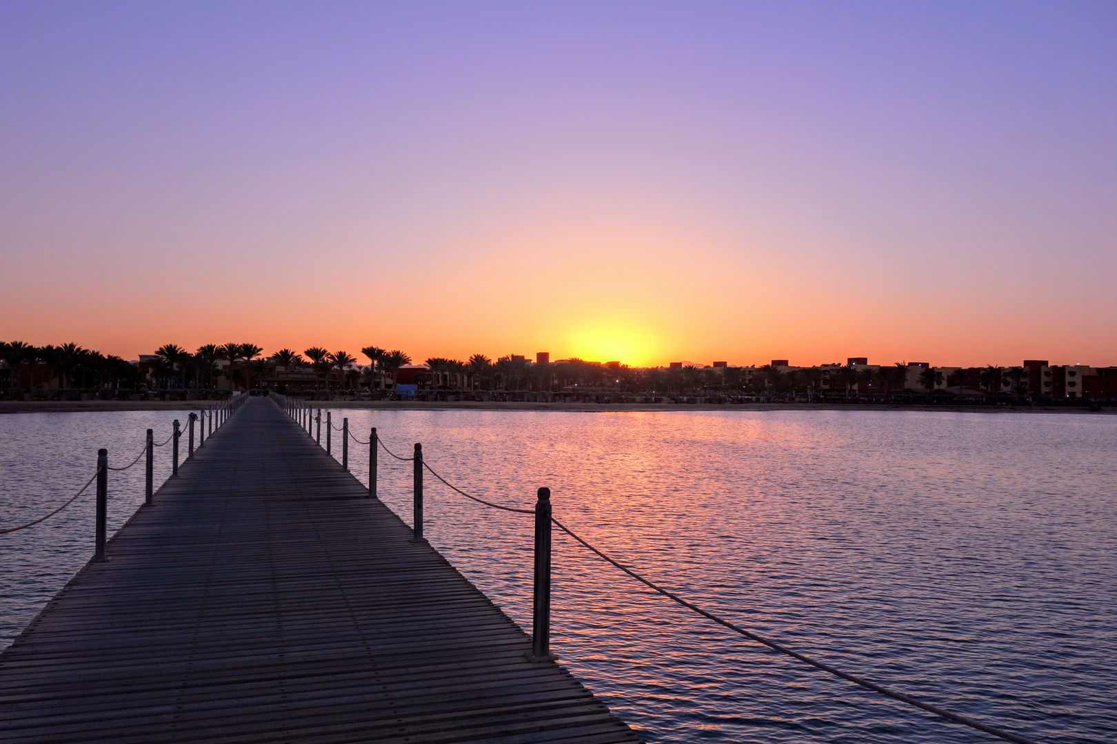 Sonnenuntergang am Strand