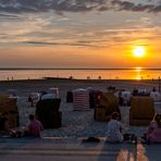 Sonnenuntergang am Strand 