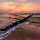 Sonnenuntergang am Strand