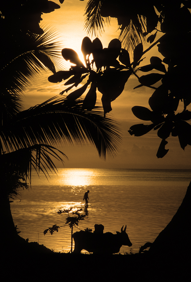 Sonnenuntergang am Strand