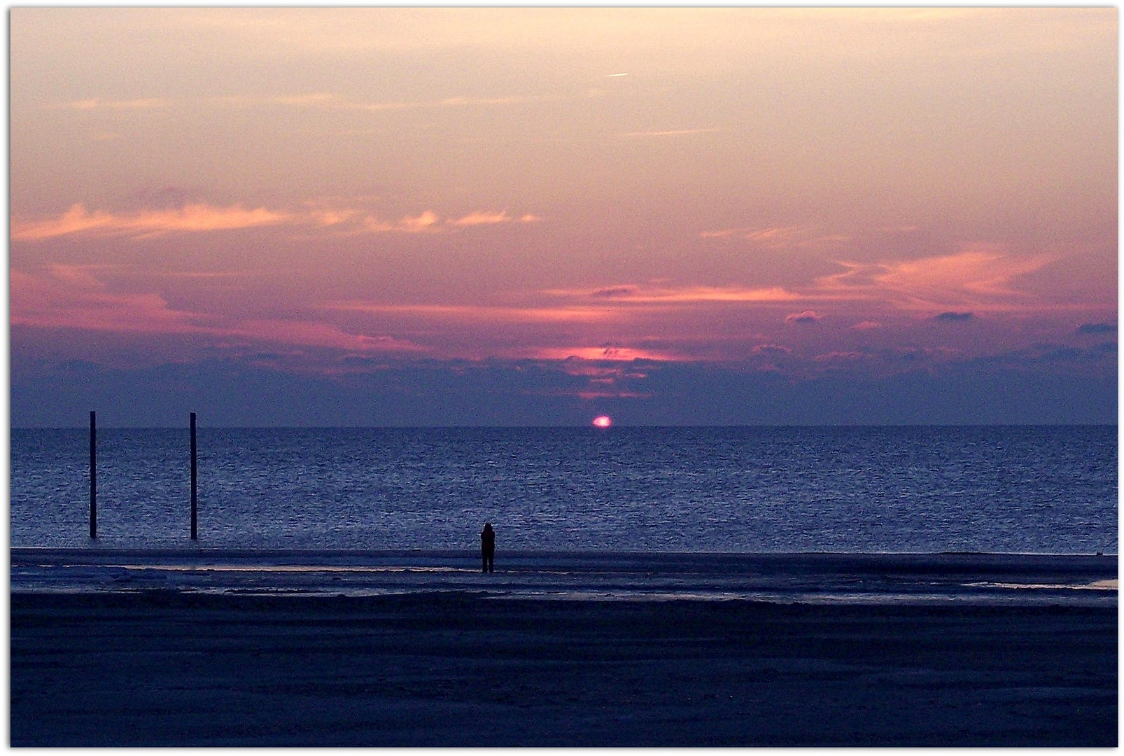 Sonnenuntergang am Strand