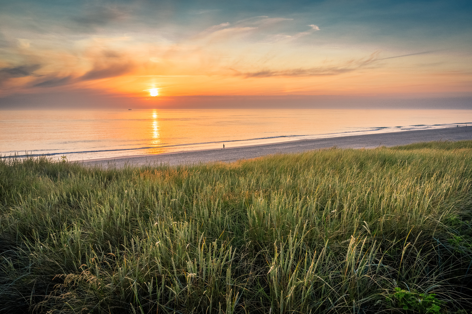 Sonnenuntergang am Strand