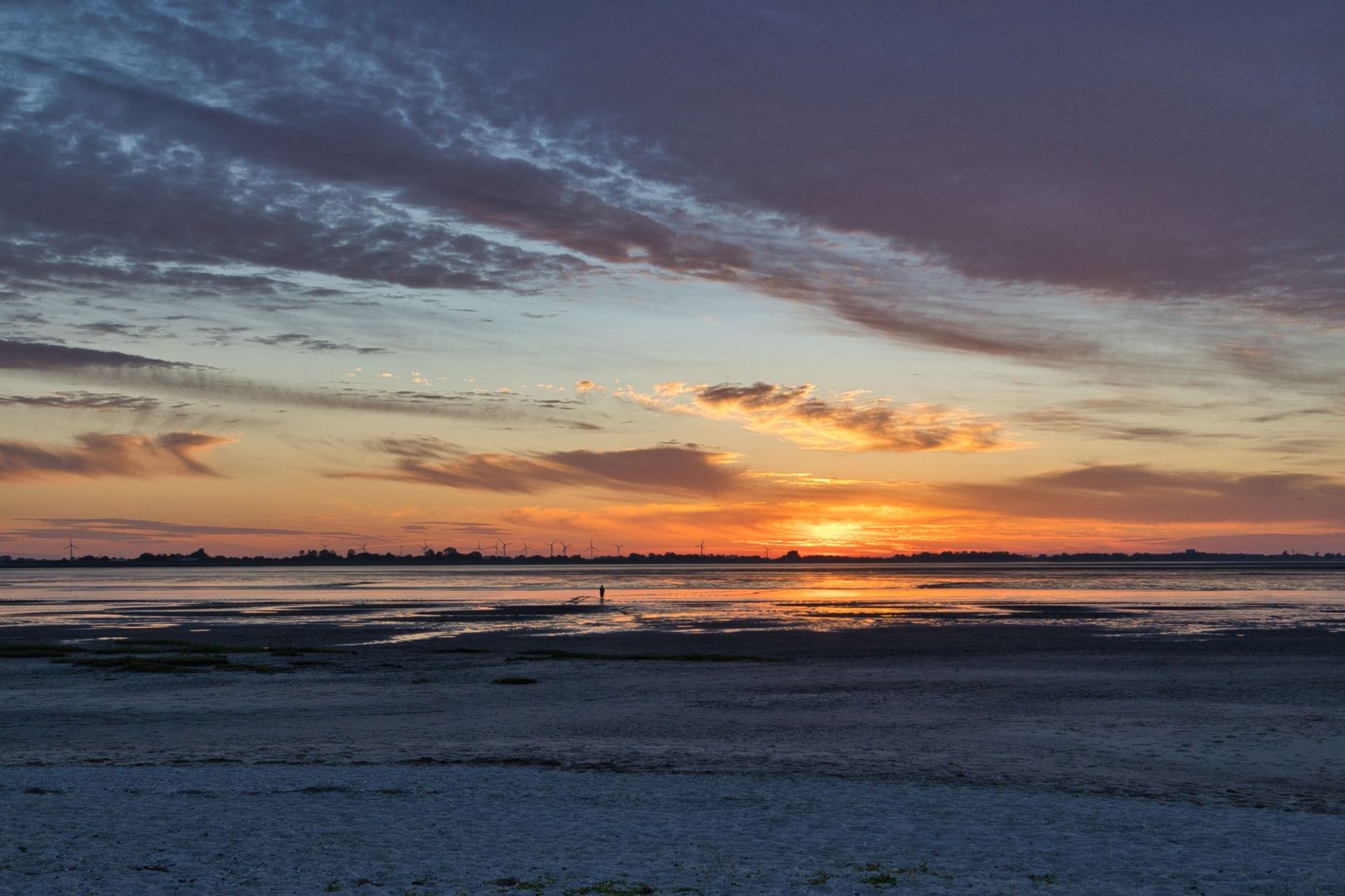 Sonnenuntergang am Strand 