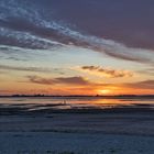 Sonnenuntergang am Strand 