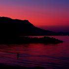 Sonnenuntergang am Strand auf Kreta / Kissamos