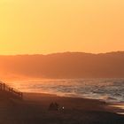 Sonnenuntergang am Strand auf Sardinien