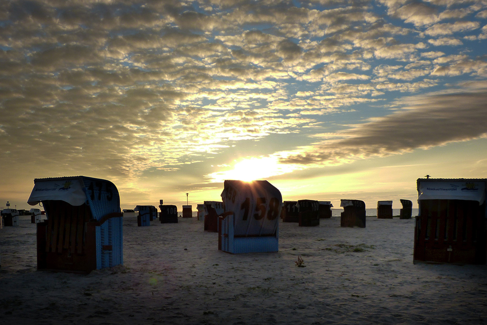 Sonnenuntergang am Strand