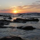 Sonnenuntergang am Strand bei Hersonissos / Kreta