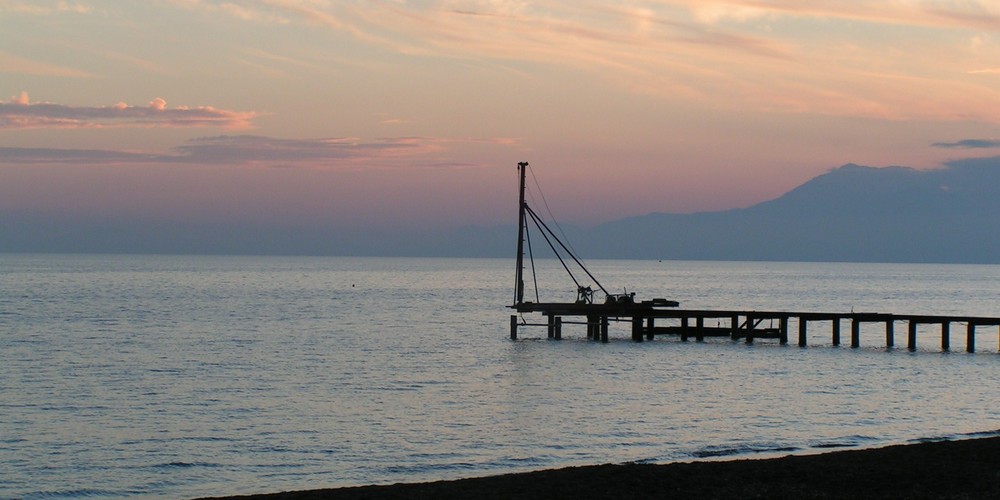 Sonnenuntergang am Strand