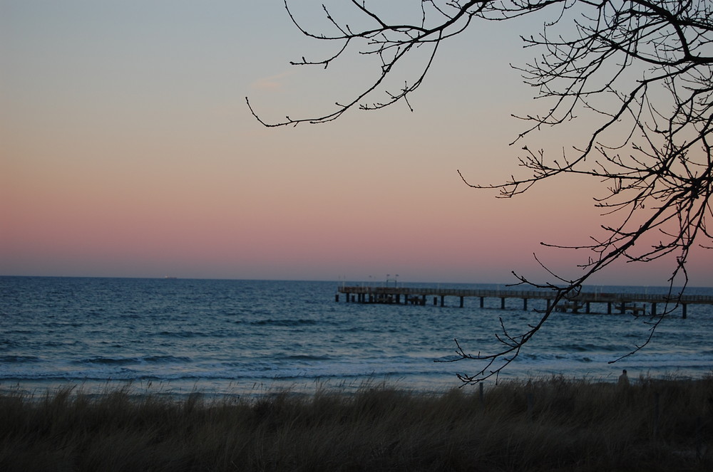 Sonnenuntergang am Strand