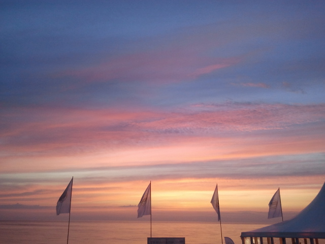 Sonnenuntergang am Strand