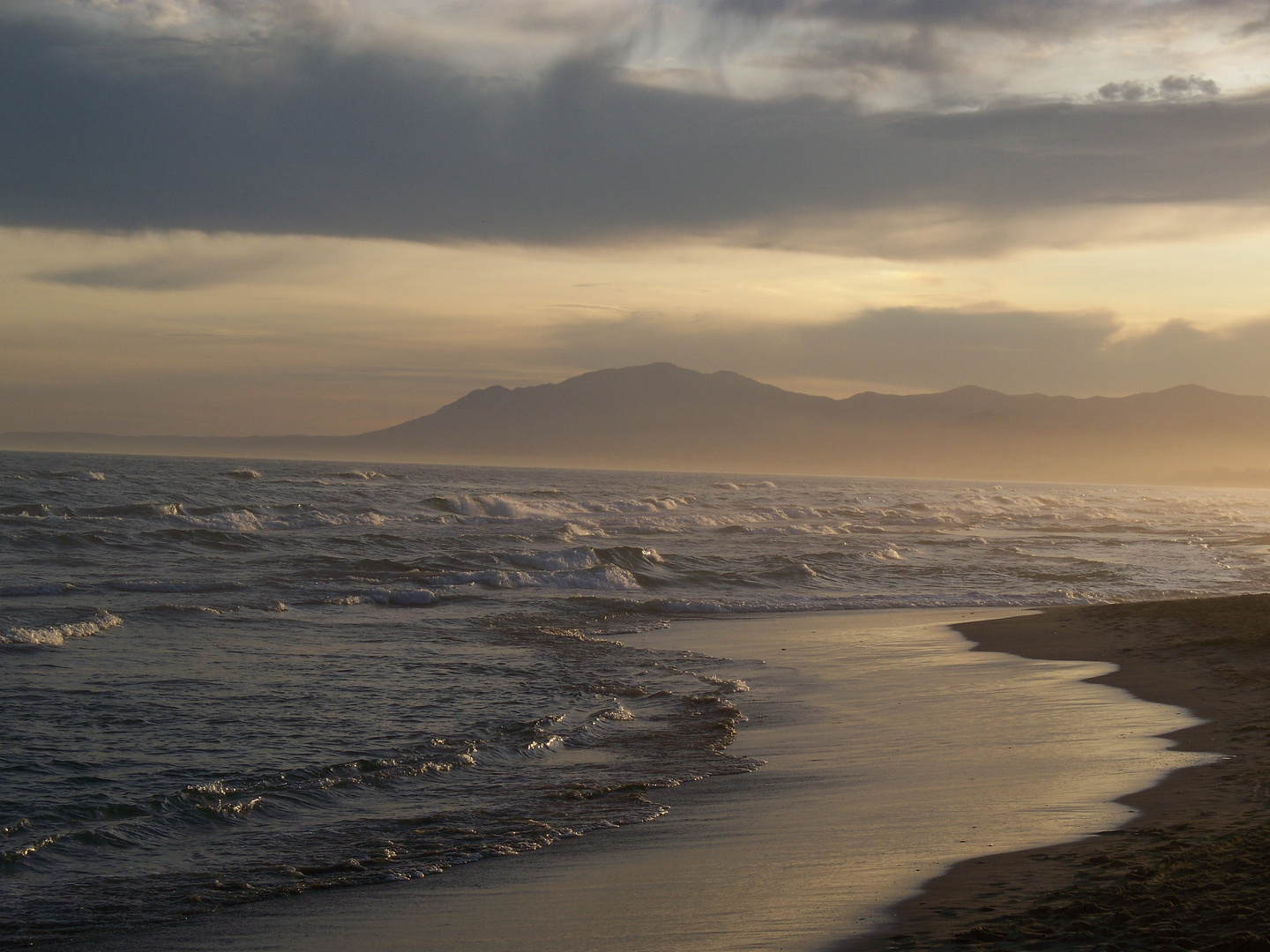 Sonnenuntergang am Strand