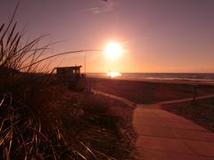 Sonnenuntergang am Strand