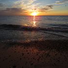 Sonnenuntergang am Strand