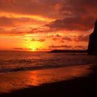 Sonnenuntergang am Strand