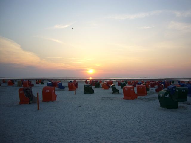 Sonnenuntergang am Strand