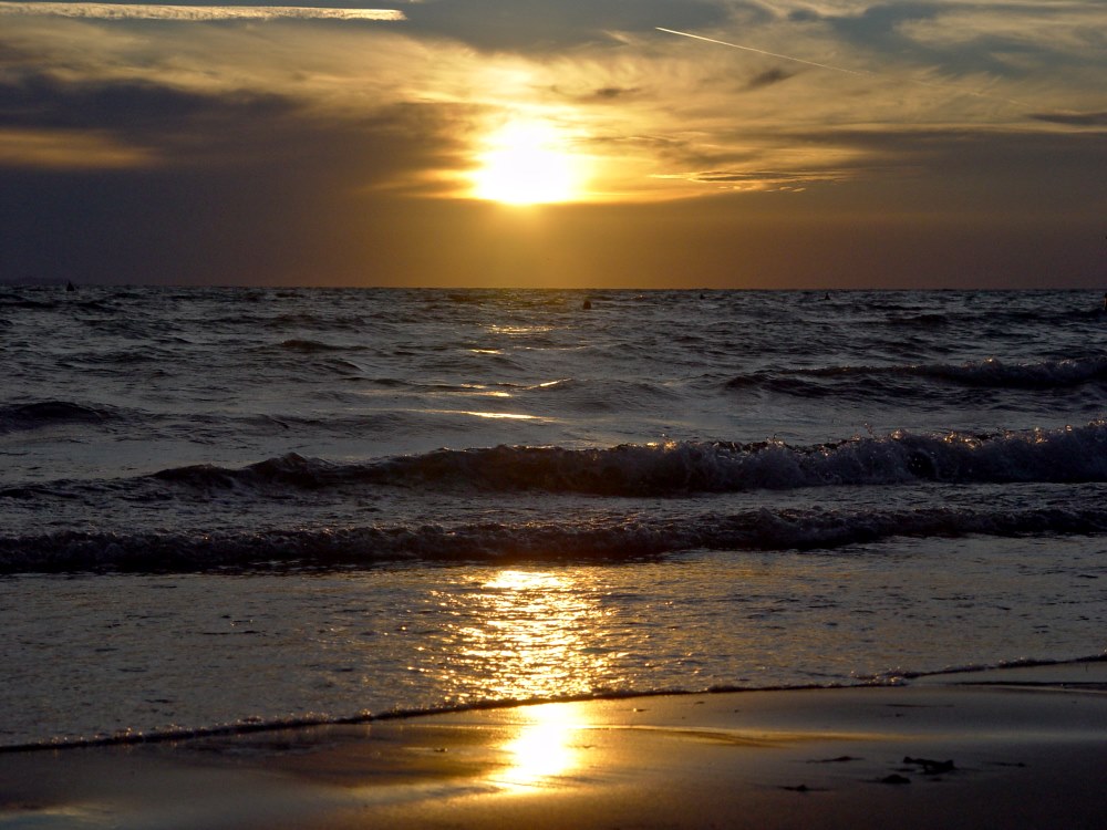 Sonnenuntergang am Strand