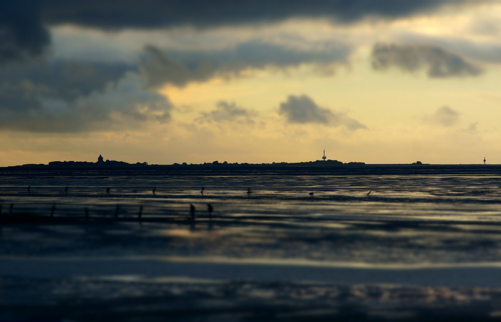 Sonnenuntergang am Strand