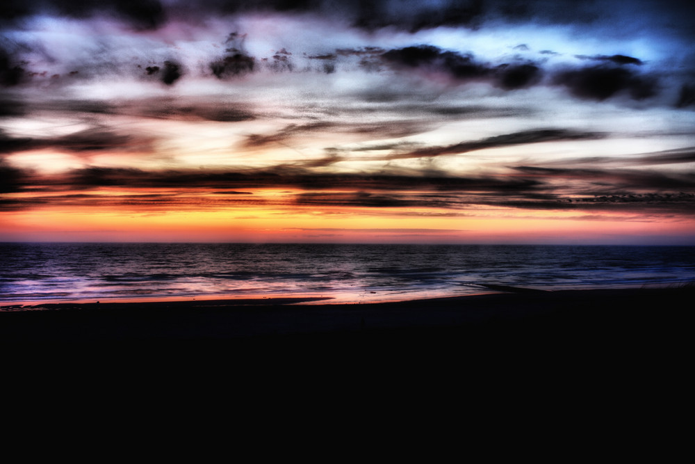 Sonnenuntergang am Strand