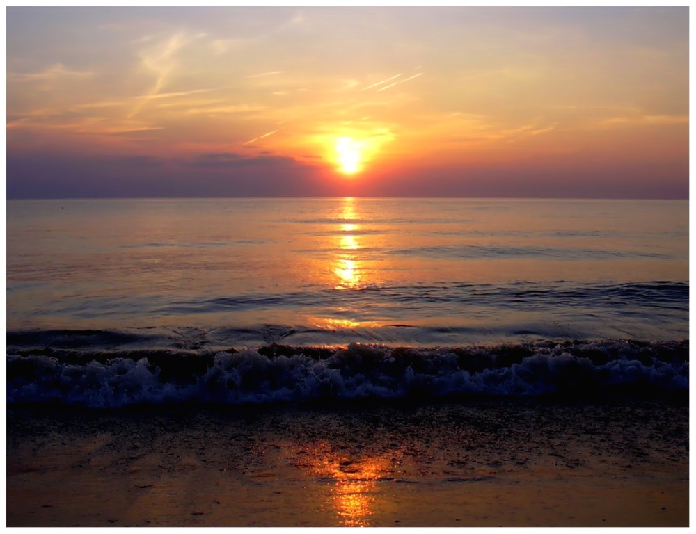 Sonnenuntergang am Strand