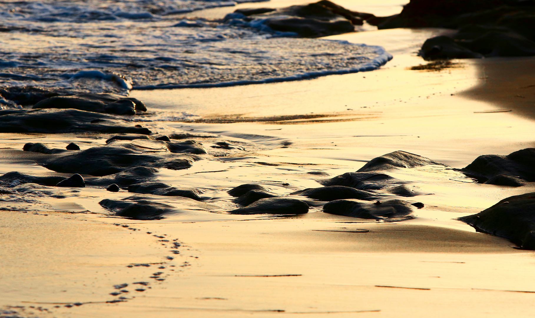 Sonnenuntergang am Strand