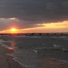 Sonnenuntergang am Strand