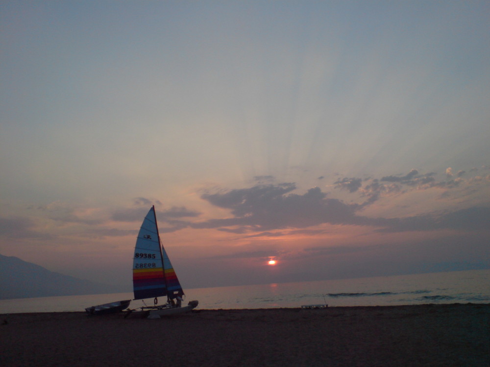 Sonnenuntergang am Strand