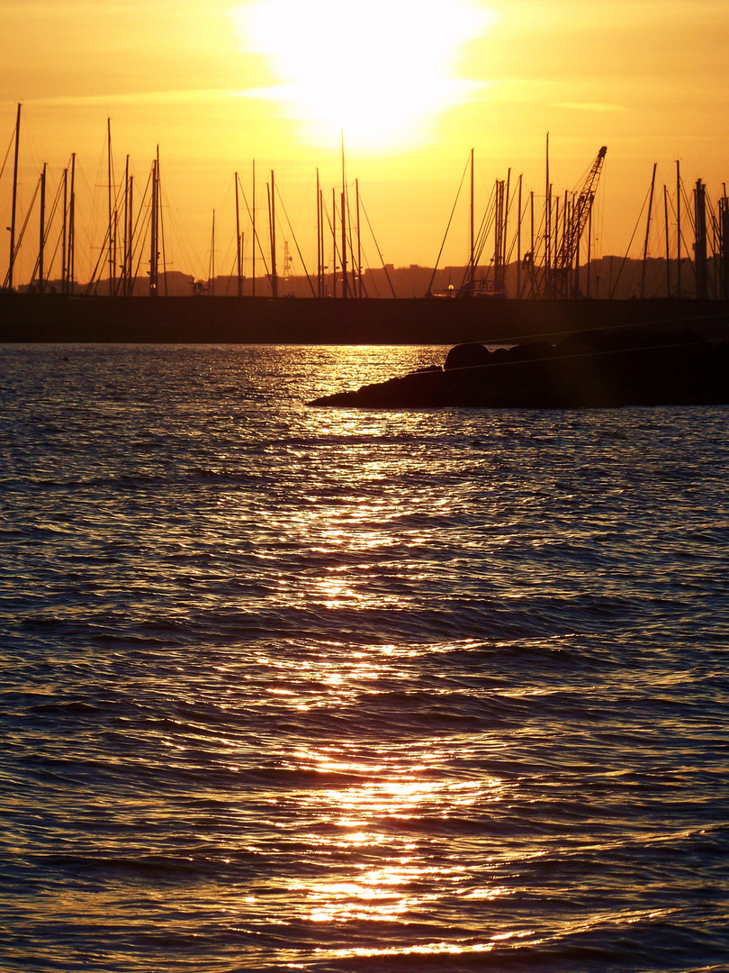 Sonnenuntergang am Strand