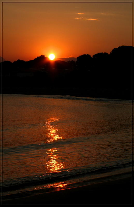 Sonnenuntergang am Strand