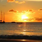 Sonnenuntergang am Strand in Barbados