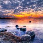 Sonnenuntergang am Strand in Zierow/Wismar