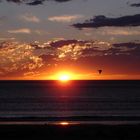 Sonnenuntergang am Strand von Adelaide