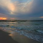 Sonnenuntergang am Strand von Ahrenshoop