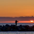 Sonnenuntergang am Strand von Ahrenshoop I