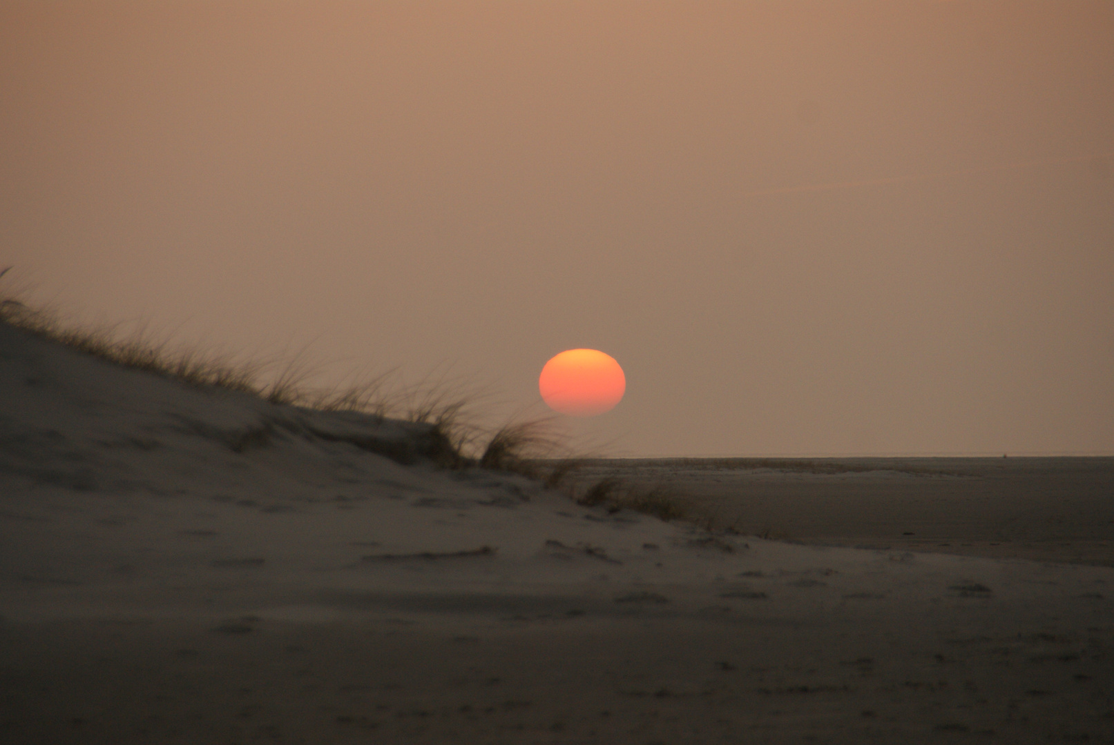 Sonnenuntergang am Strand von Amrum