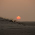 Sonnenuntergang am Strand von Amrum